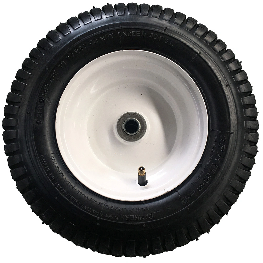5.00-6 Rubber Wheel 13X5.00-6&quot; Pneumatic Air Filled Lawnmower Tire on Wheel
