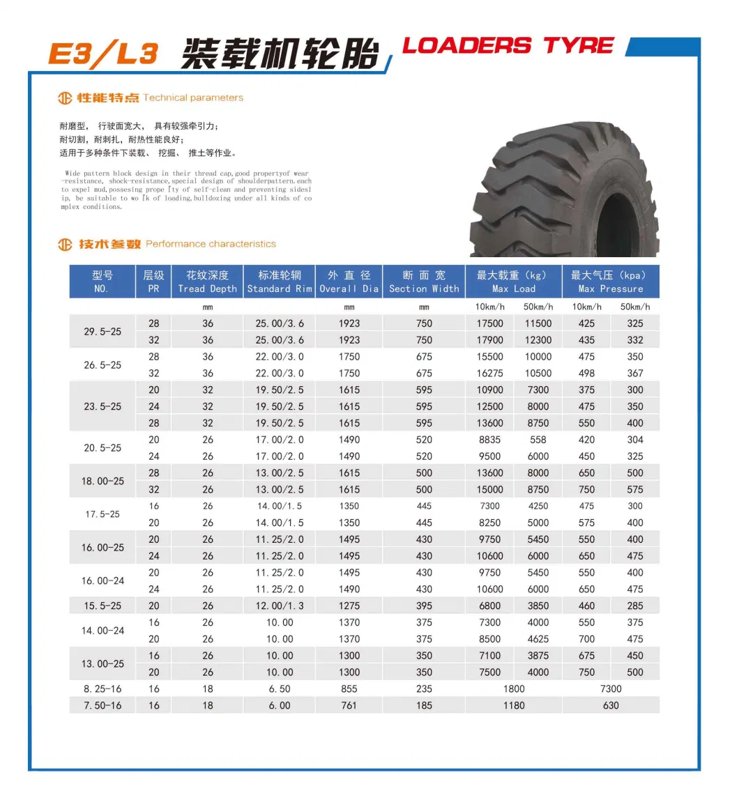 OEM New Trolley Air Tyre Wheel Barrow TBR Car Tire PCR off Road Tire for OTR/Industrial Ind/Agricultural Tractor/Agr/Pneumatic Solid Forklift Dozer 12-16.5