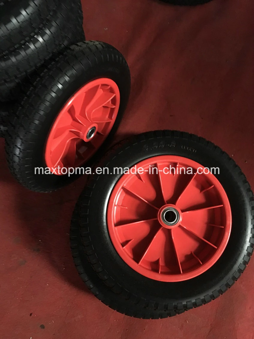 410/350-4 PU Foam Flat Free Wheel