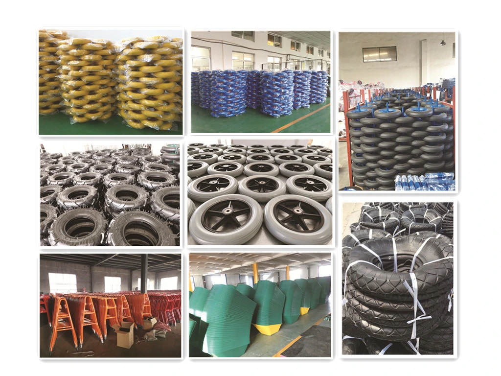 6 Inch Hard Rubber Wheel for Agricultural Equipment with Grease Nipple