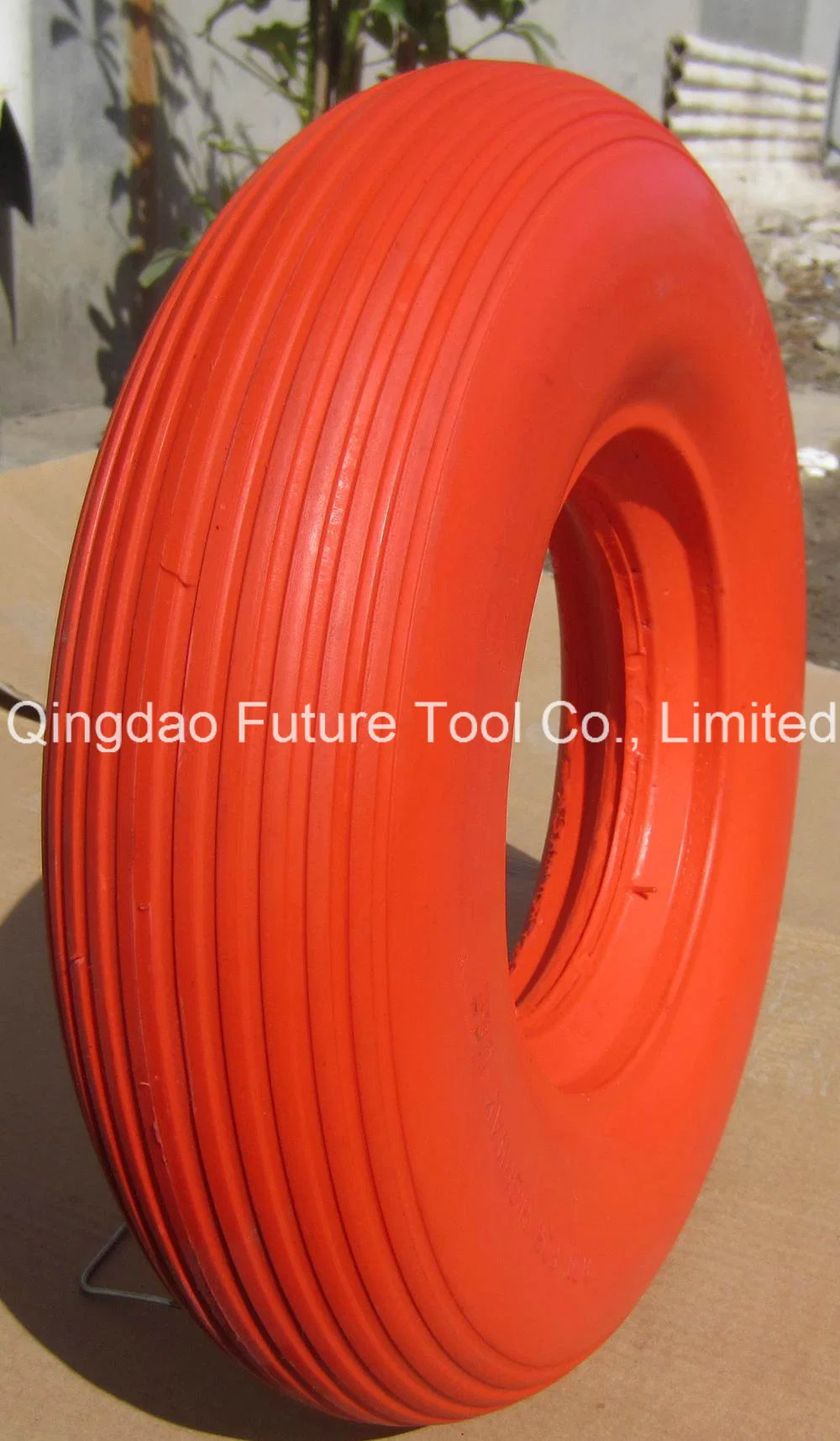 Wheel Barrow Tire 4.80/4.00-8 Solid PU Foam Rubber Wheel