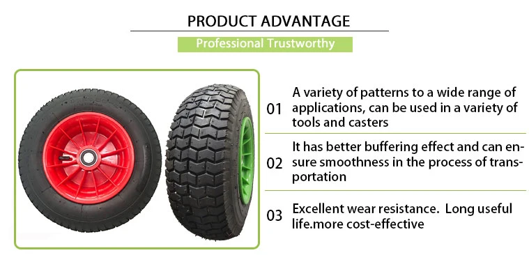 650-8 Lawn Mover Tire Rubber Pneumatic Wheels Used for Trailers and Golf Cart