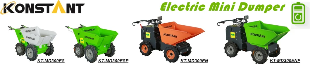 Tip Buggy for Concrete Power Barrow Electric Mini Dumper