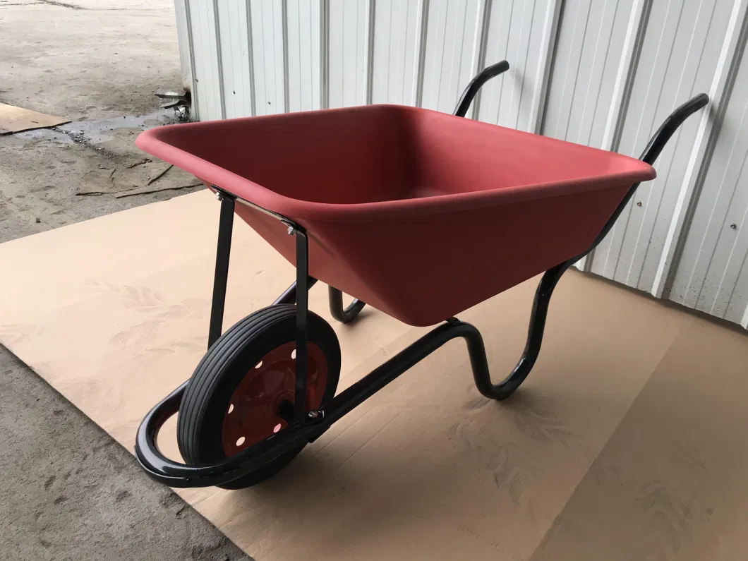 Wb3800 South Africa Market Model Plastic Single Wheel Wheelbarrow