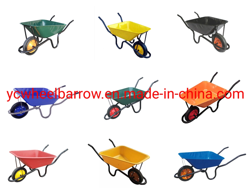 Wb3800 South Africa Market Model Plastic Single Wheel Wheelbarrow