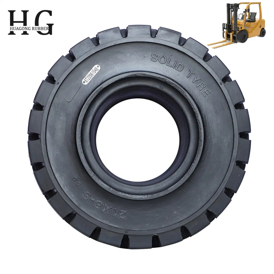Solid Rubber Tires 6.50-10 Forklift Tire Industrial Wheels of 10 Inch Solid Tire
