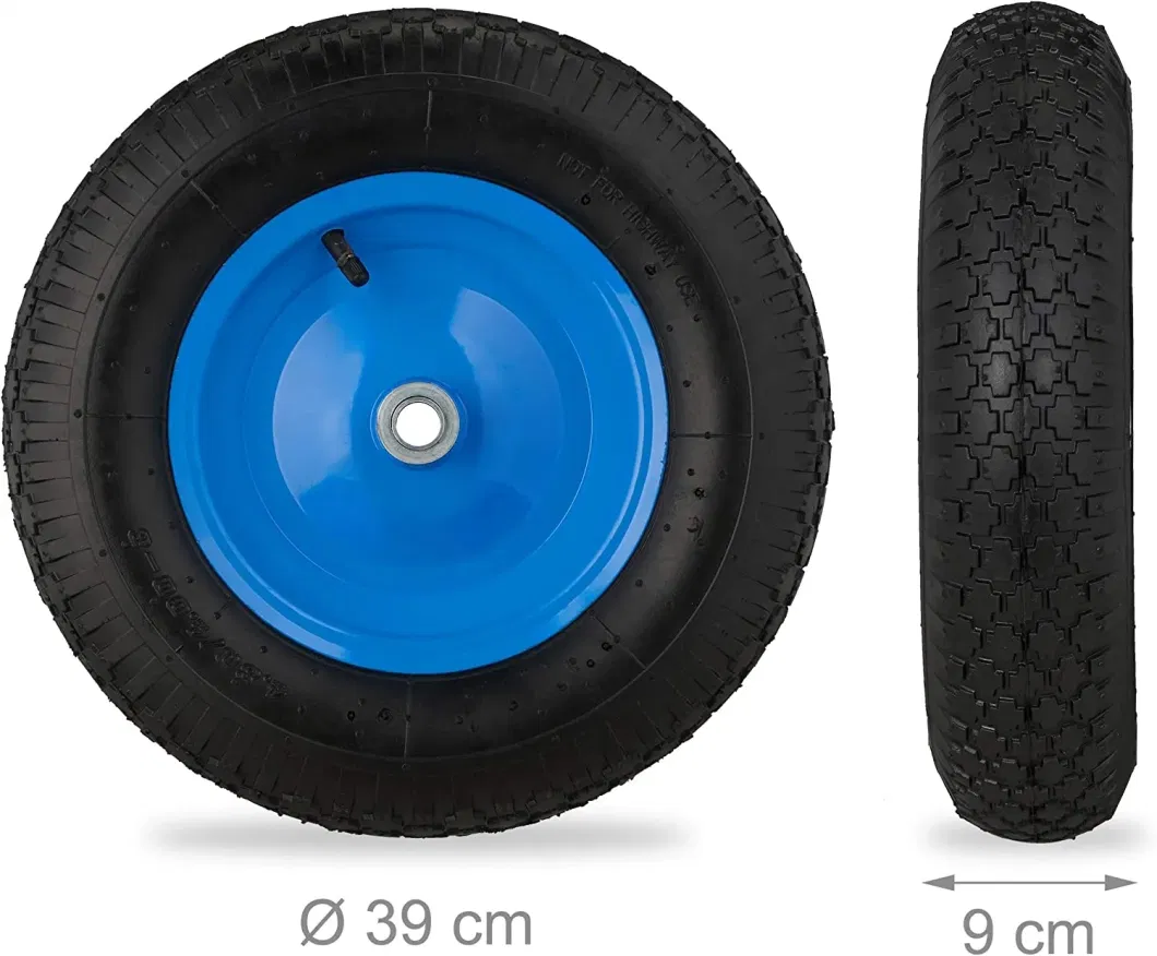 Cheap Price Small Pneumatic Inflatable Rubber Wheel 16inch 4.00-8 Air Tyre for Trolley Cart Wheelbarrow