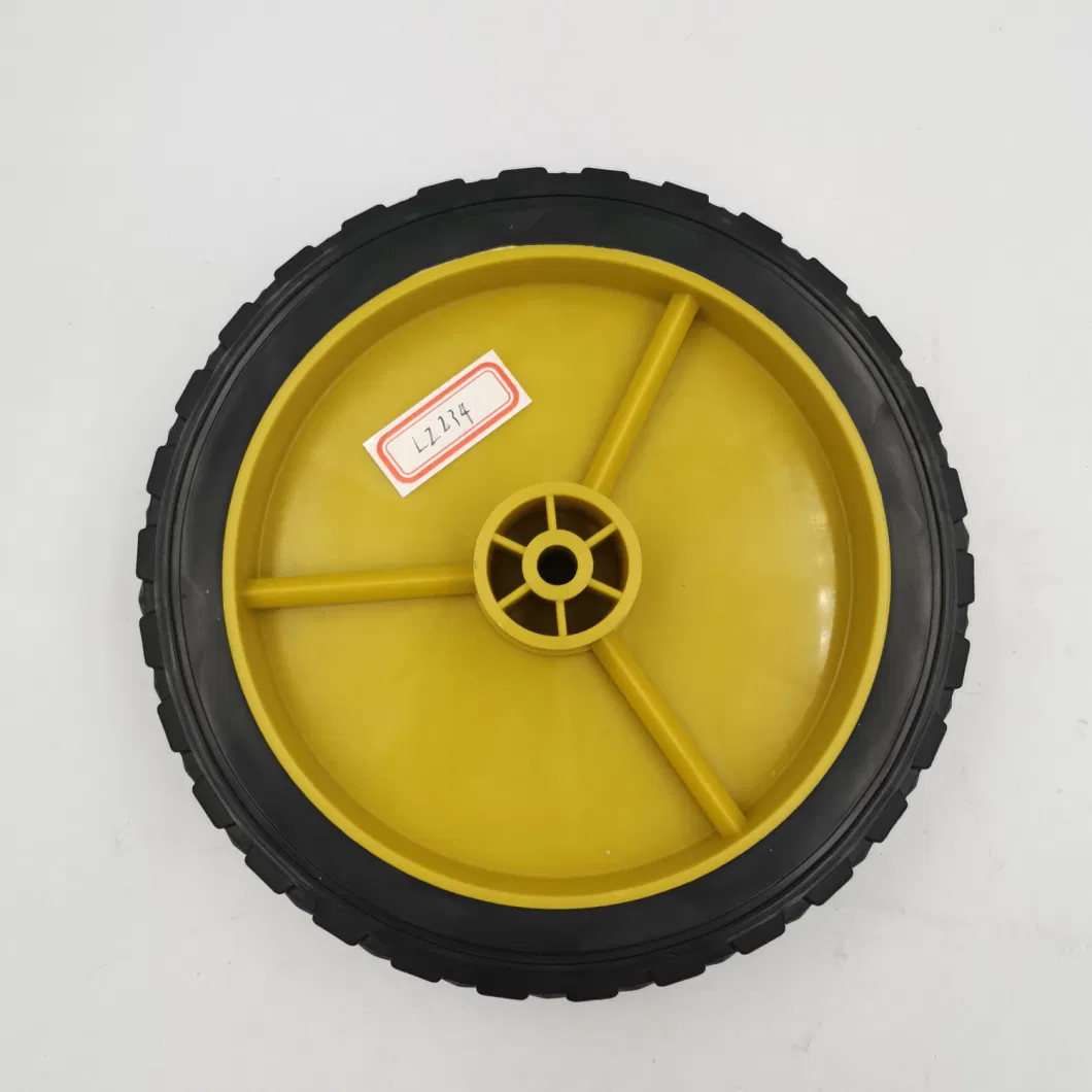 Plastic Products PVC Roller Lawn Mower Wheel Barrow Tyre