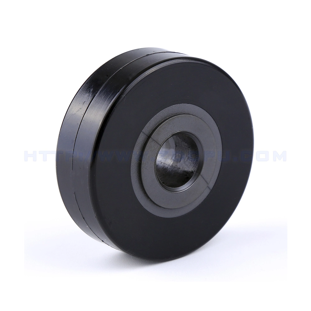 OEM Heavy Duty Industrial Pulley Wheels Big Solid Rubber Wheel for Wheelbarrow