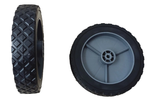 7 Inch Plastic Wheel for Hand Trucks, Lawnmowers, Utility Carts Universal Wheel
