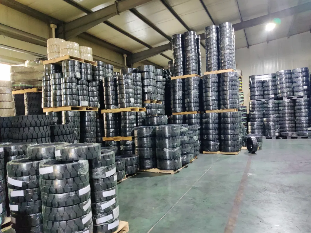 Solid Rubber Tires 6.50-10 Forklift Tire Industrial Wheels of 10 Inch Solid Tire