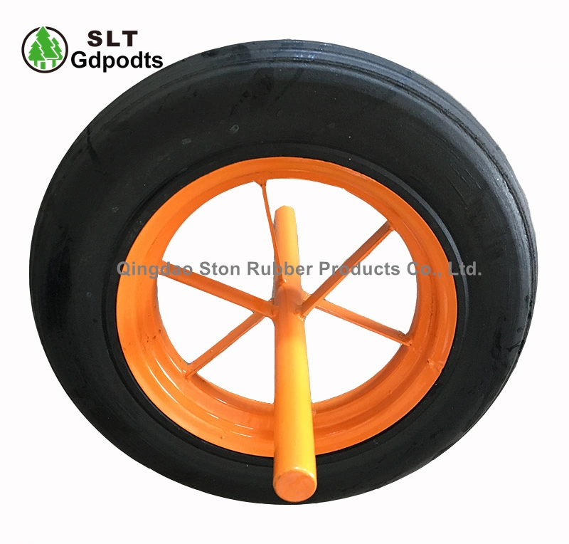 14X4 Solid Rubber Wheel for Wheel Barrow Wb6400