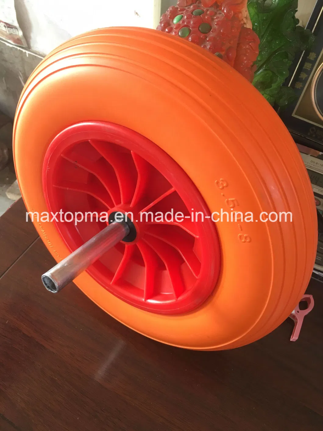 410/350-4 PU Foam Flat Free Wheel