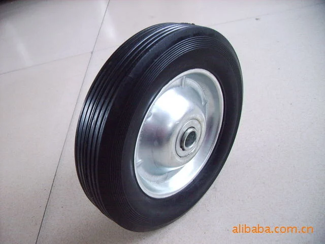 10 Inch Solid Rubber Wheel for Hand Trolley