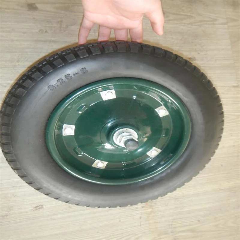 Wheelbarrow PU Foam Wheel with Metal and Plastic Rim