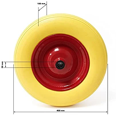 400-8maxtop Pneumatic Rubber Wheel