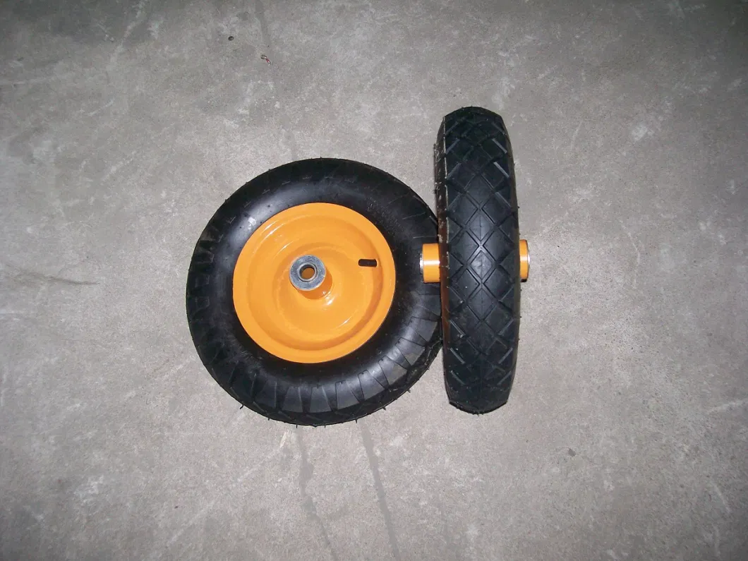 Regular Product Inflatable Good Quality Pneumatic Rubber Wheel for Wheelbarrow (4.00-8)