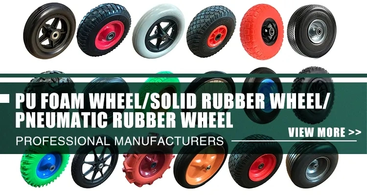 3.00-4 10 16 Inch 3.00-4 3.50-4 Wagon Wheel Pneumatic Rubber Trolley Tire