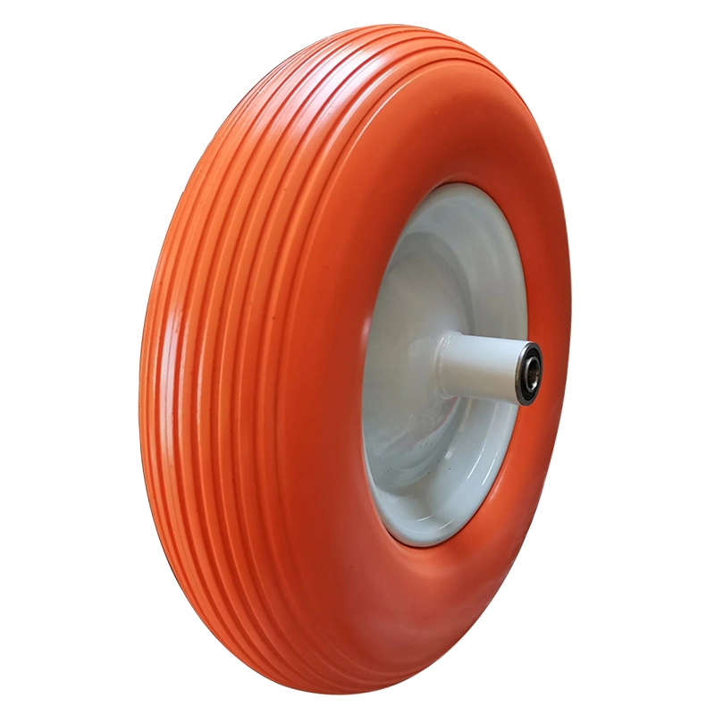 Competitive Factory Price 4.00-8 PU Foam Tyre Wheelbarrow Wheel for Any Color