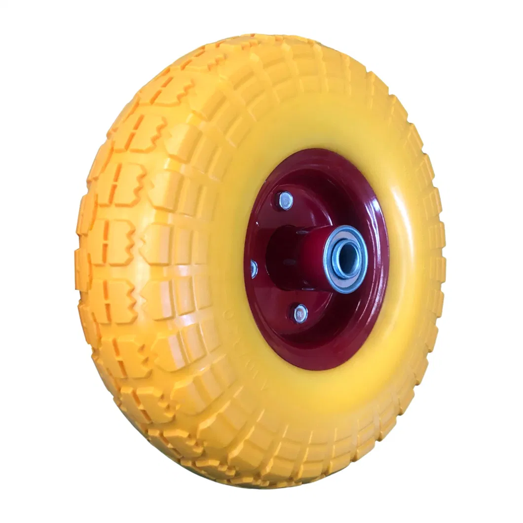 10 Inch PU Foam Wheel 3.50-4 Flat Free PU Wheel