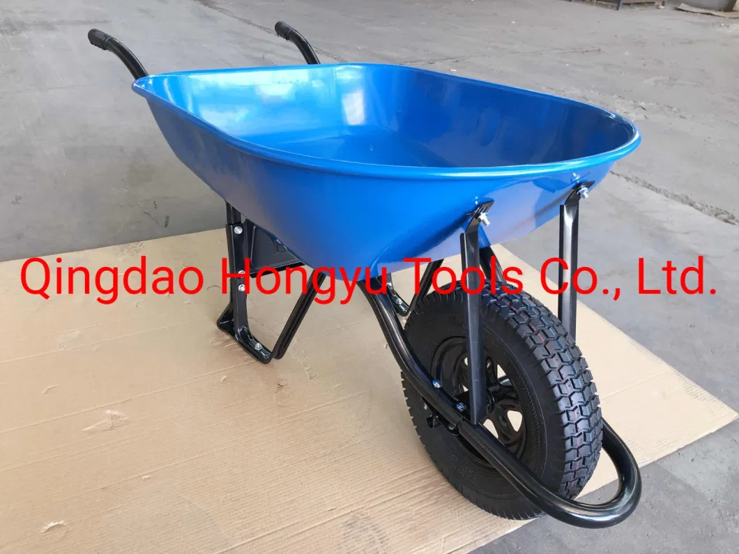 Peru Very Strong Carretilla Big Loading 80L 5.5FT Wheelbarrow Wb5500