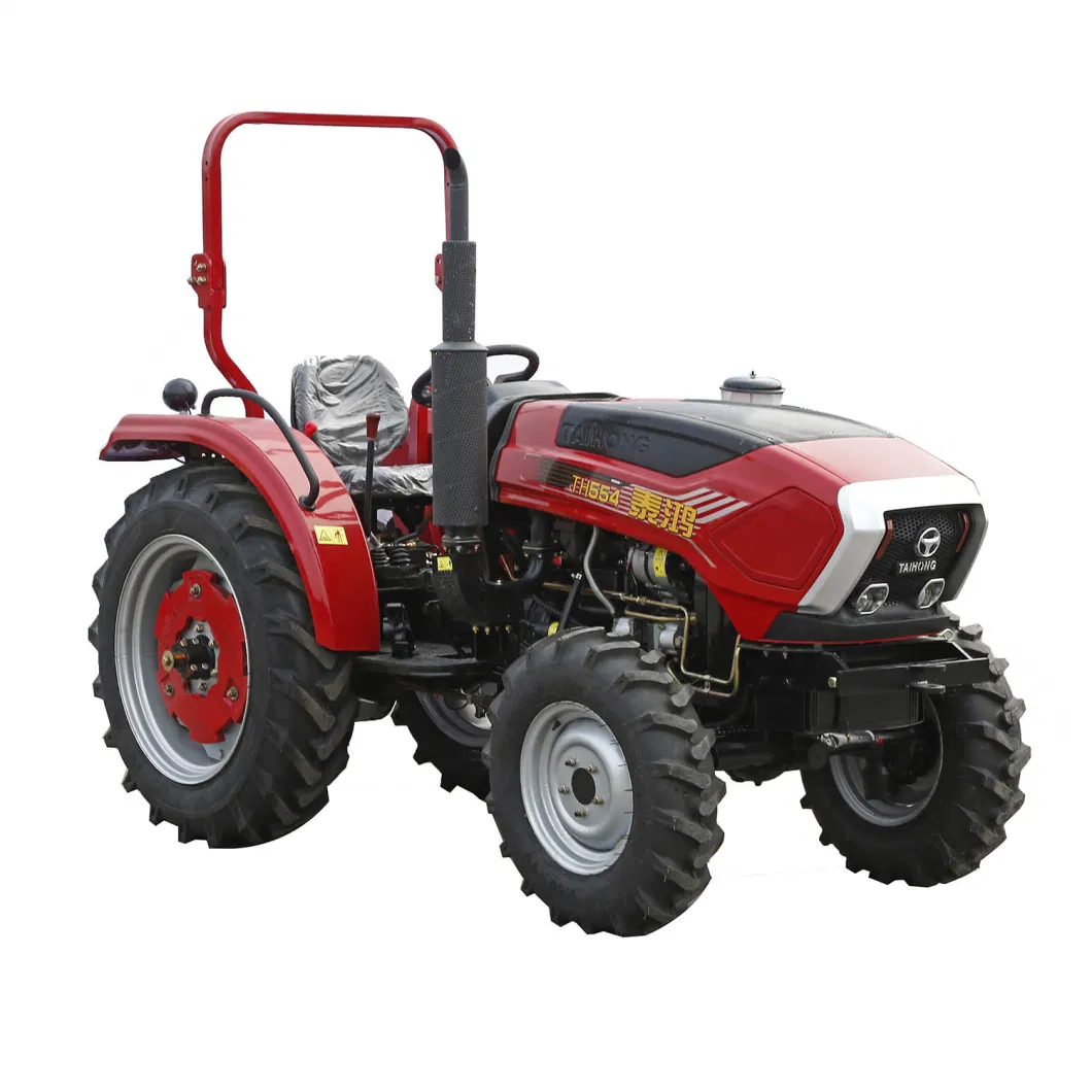 Taihong 40HP, 45HP, 50HP, 55HP 2WD/4WD Mini/Small/Large Agricultural Wheel Farm Tractor with Wider Tyres