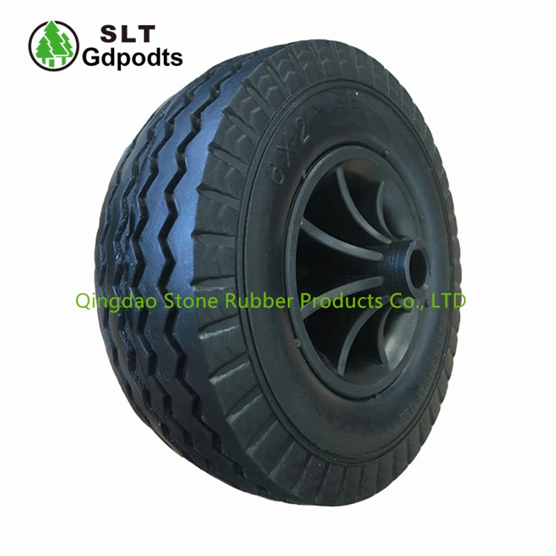 6&prime;&prime; Polyurethane Foamed Tyre Rubber Tyre for Beach Wagon