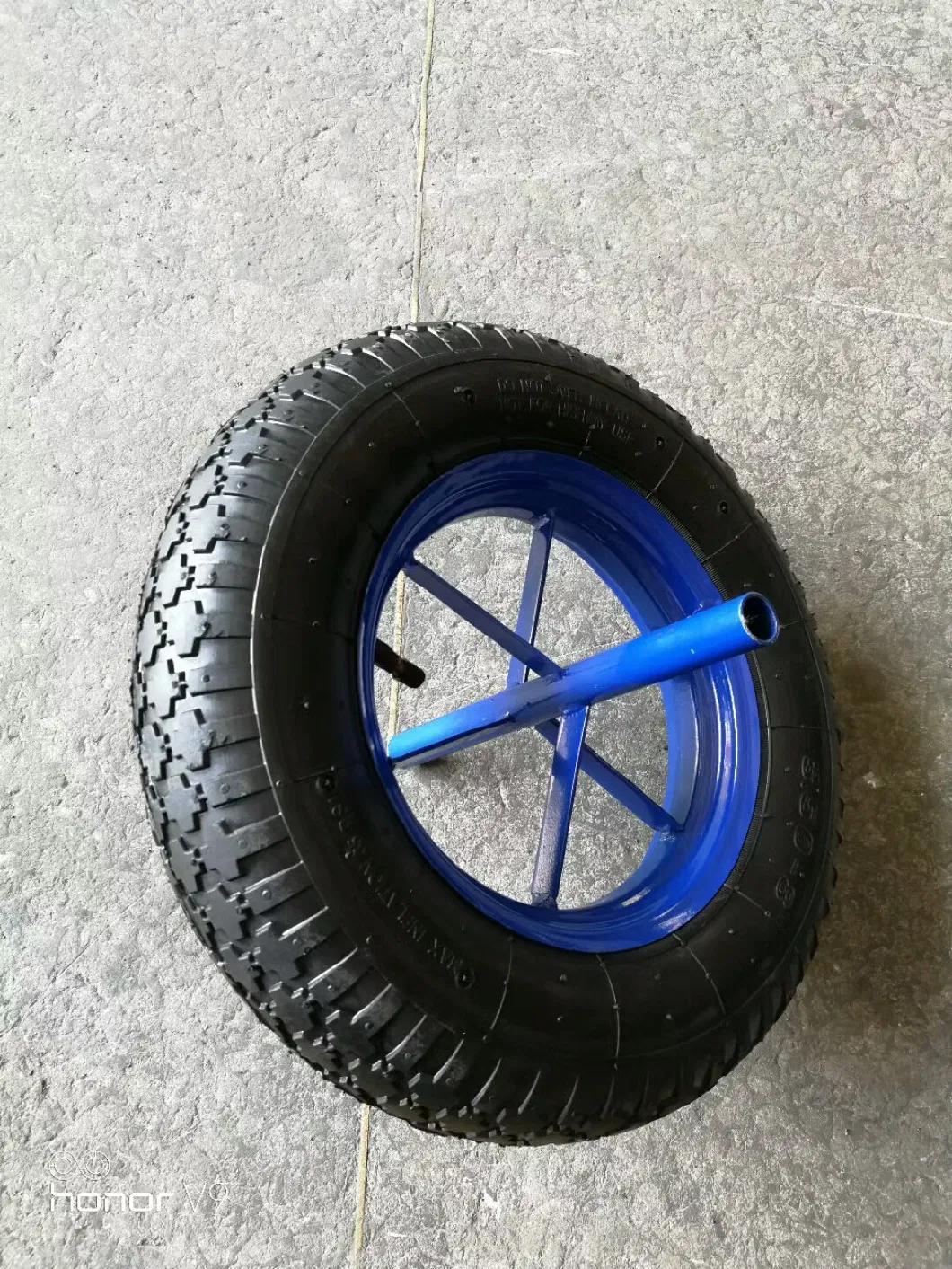 Tire 350-8/400-8 Rubber/Penumatic Wheel for Trolley/ Wheel Barrow