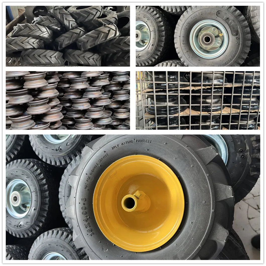 5.00-6 Factory Customizable Steel Rim for Tubeless Lawn&Garden Wheelbarrow Tire