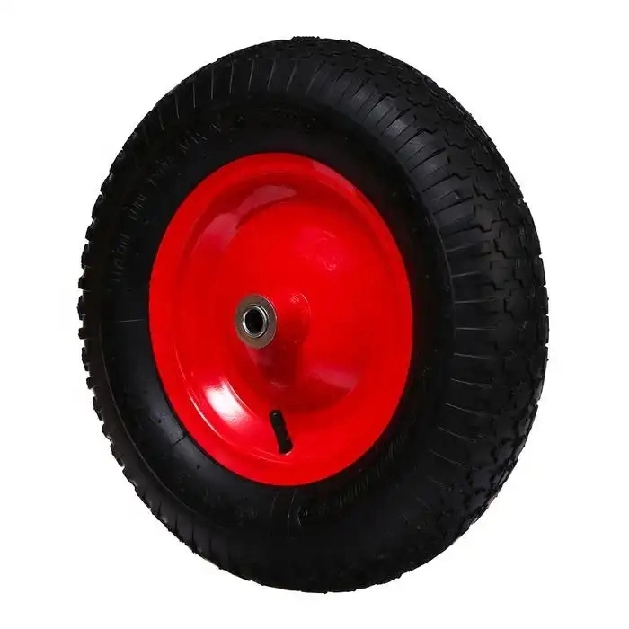 Heavy Duty 4.00-8 16 Inch Pneumatic Wheelbarrow Air Wheel 400-8 for Middle East Market