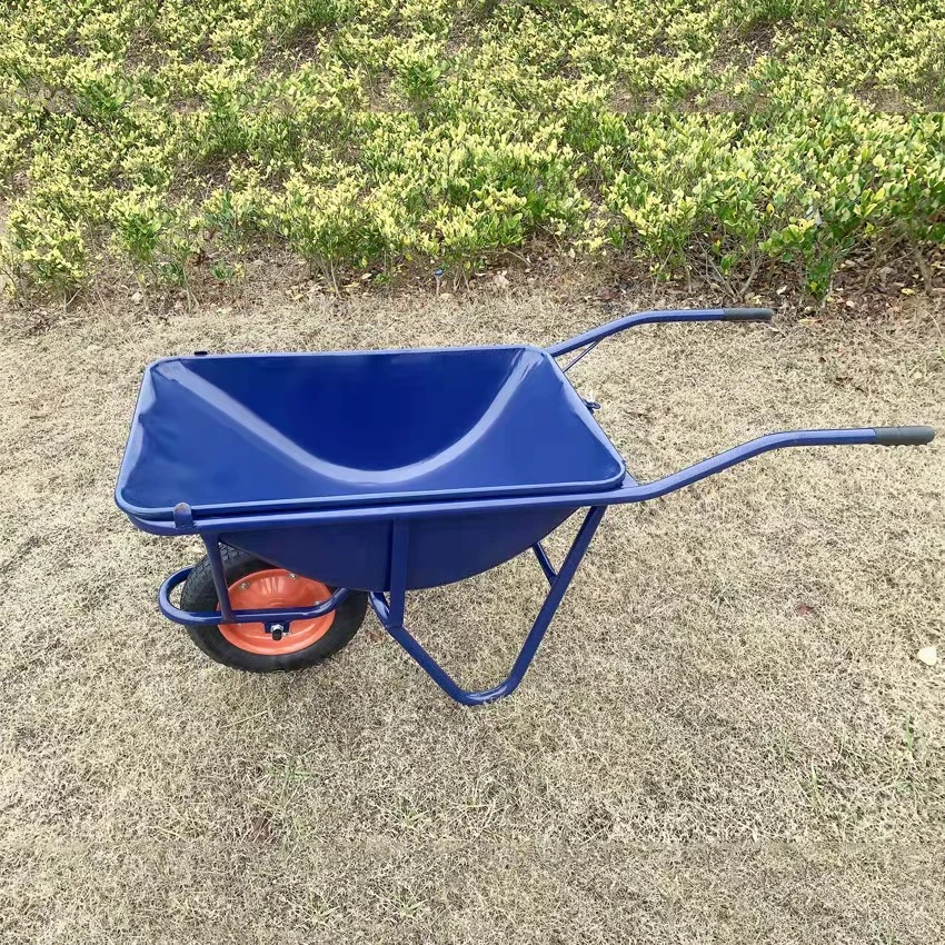 Hot Sell Wood Handle Steel Tray Wheel Barrow