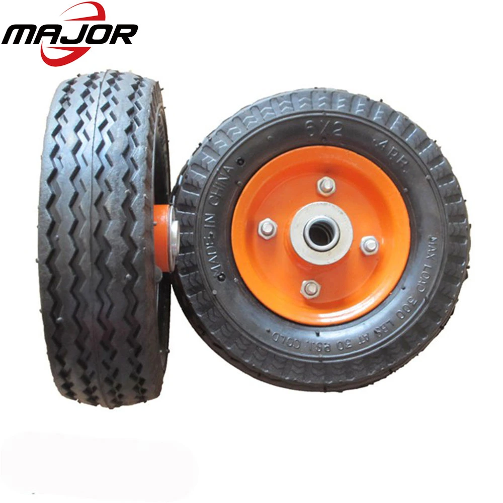 High Quality Rubber Pneumatic Garden Trailer 6 Inch EVA Wheel PU Foam