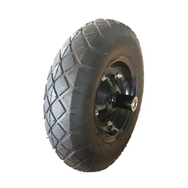 Wholesale 4.80/4.00-8 Wheelbarrow Trolley Pneumatic Rubber Wheel Tire