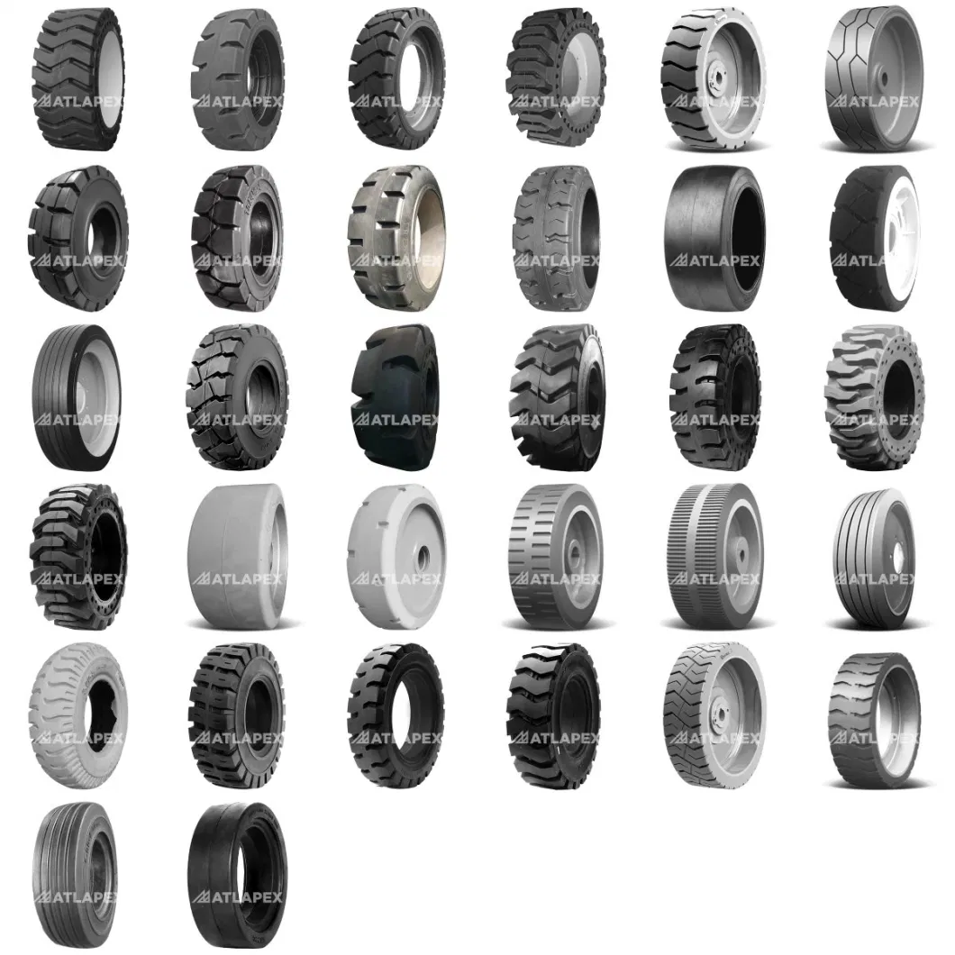 Forklift Parts Solid Rubber Tires Industrial Solid Pneumatic Forklift Tire Wholesale Tires for Sale