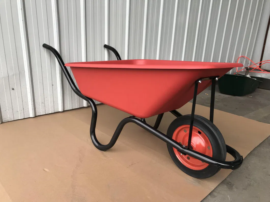 Wb3800 South Africa Market Model Plastic Single Wheel Wheelbarrow