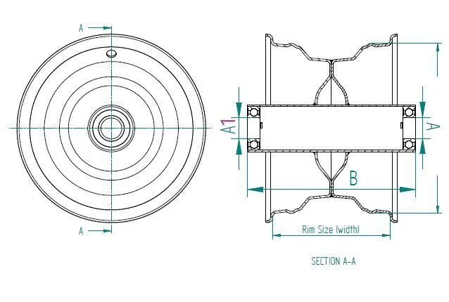 Forlong 3.00-8 Wheelbarrow Wheels Pneumatic Tyre Tubeless Solid Tire Best Price