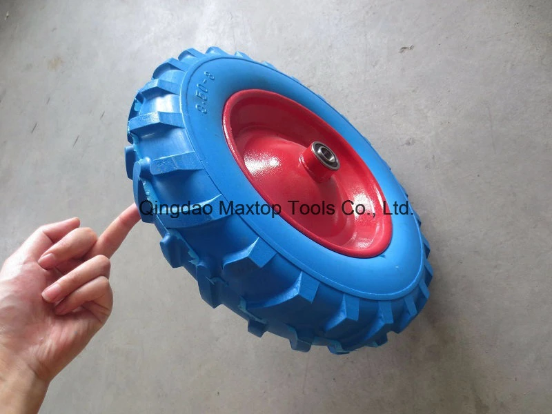 Maxtop Green Color Wheelbarrow Rubber Wheel