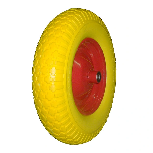 New PU 16&quot; 4.80 4.0-8 Puncture Proof Solid Wheelbarrow Wheel Tyre Tire