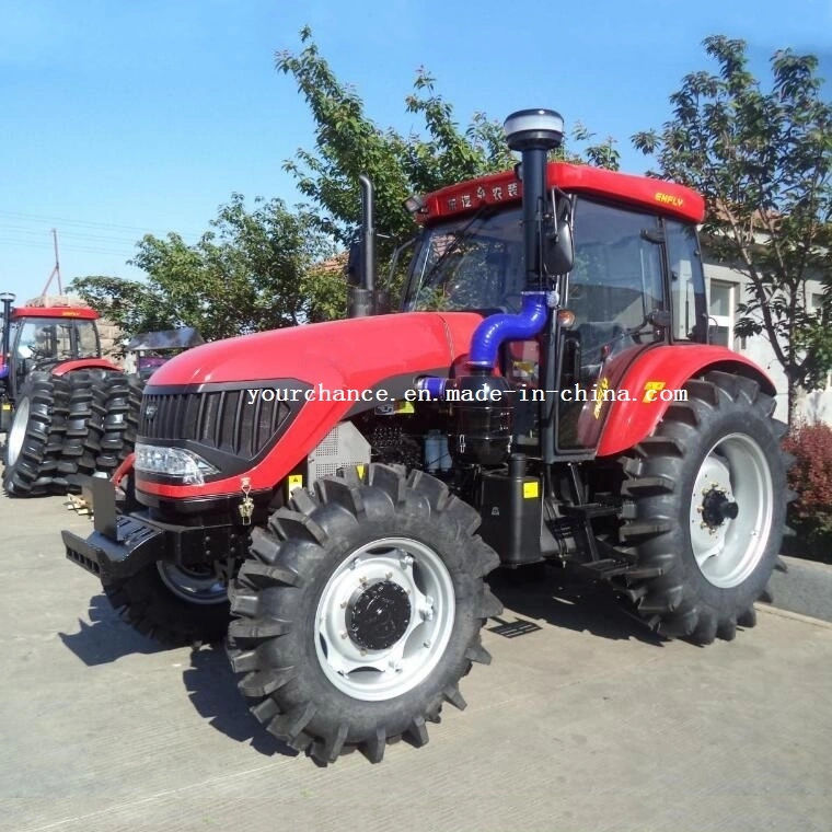 Hot Sale Dq904 90HP 4WD Agricultural Wheel Farm Tractor with Paddy Tire for Paddy Field Farming Work