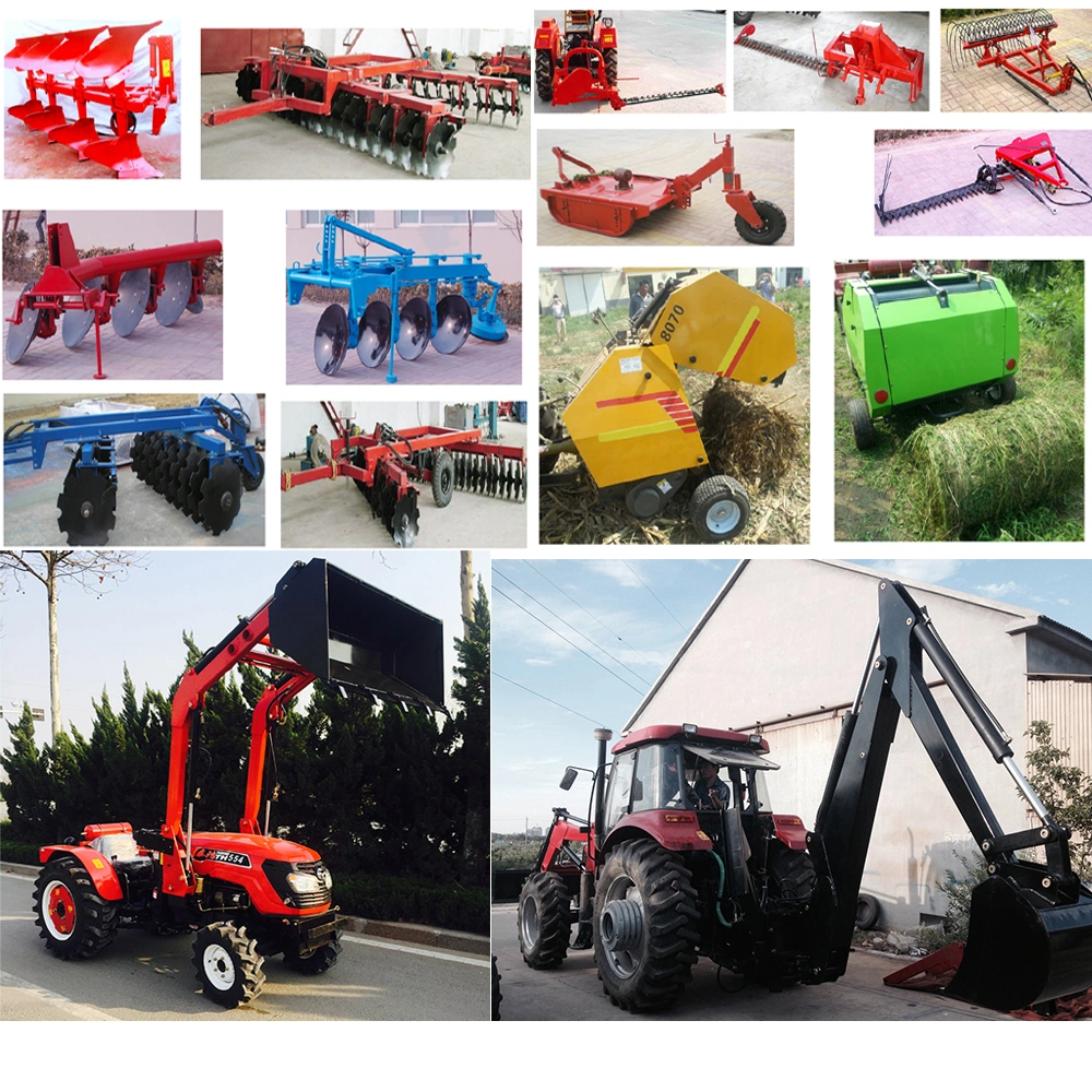 Taihong 40HP, 45HP, 50HP, 55HP 2WD/4WD Mini/Small/Large Agricultural Wheel Farm Tractor with Wider Tyres