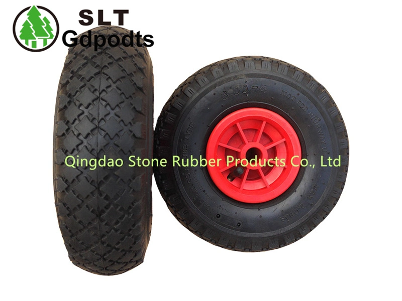 3.00-4 Air Rubber Tire for Hand Trolley Hand Truck