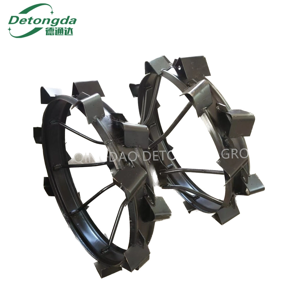 Farm Use Iron Wheel Driven by Walking Tractor Paddy Field Wheel