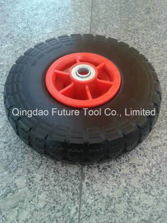 Wheel Barrow Tire 4.80/4.00-8 Solid PU Foam Rubber Wheel