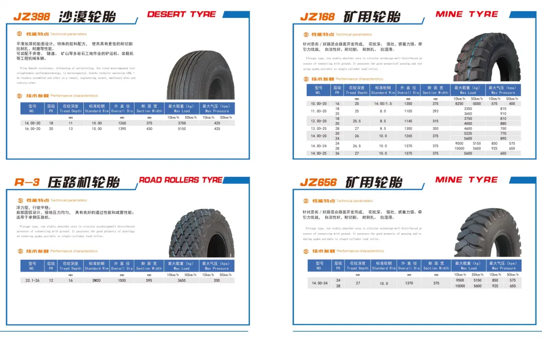 OEM New Trolley Air Tyre Wheel Barrow TBR Car Tire PCR off Road Tire for OTR/Industrial Ind/Agricultural Tractor/Agr/Pneumatic Solid Forklift Dozer 12-16.5