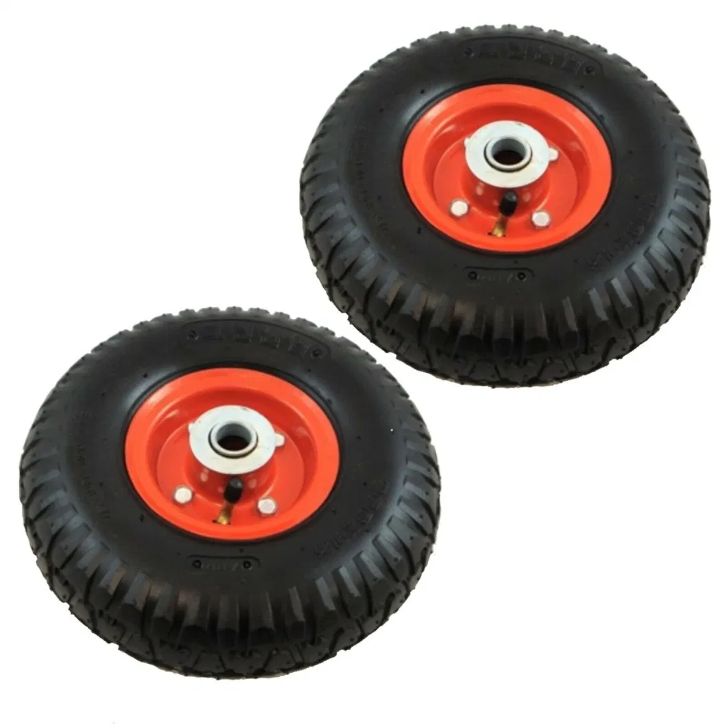 10 Inch 3.00-4 3.50-4 Wagon Wheel Pneumatic Rubber Trolley Tire