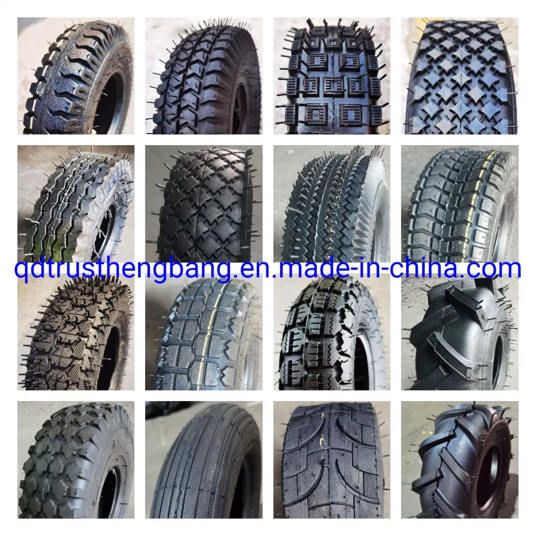 High Quality Pneumatic Rubber Tyre 3.50-8 Wheel for Micro-Tillage Farm Vehicles and Small Grass Shredder