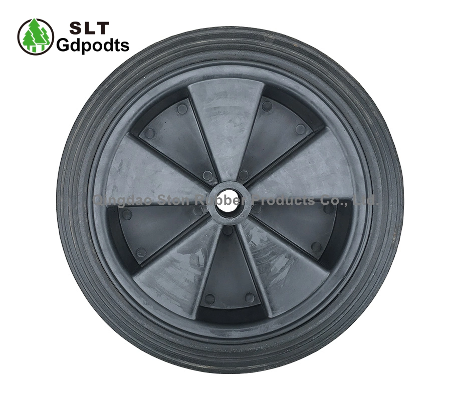 13&quot;X3&quot; Heavy Duty Wheel for Wheel Barrow Solid Rubber