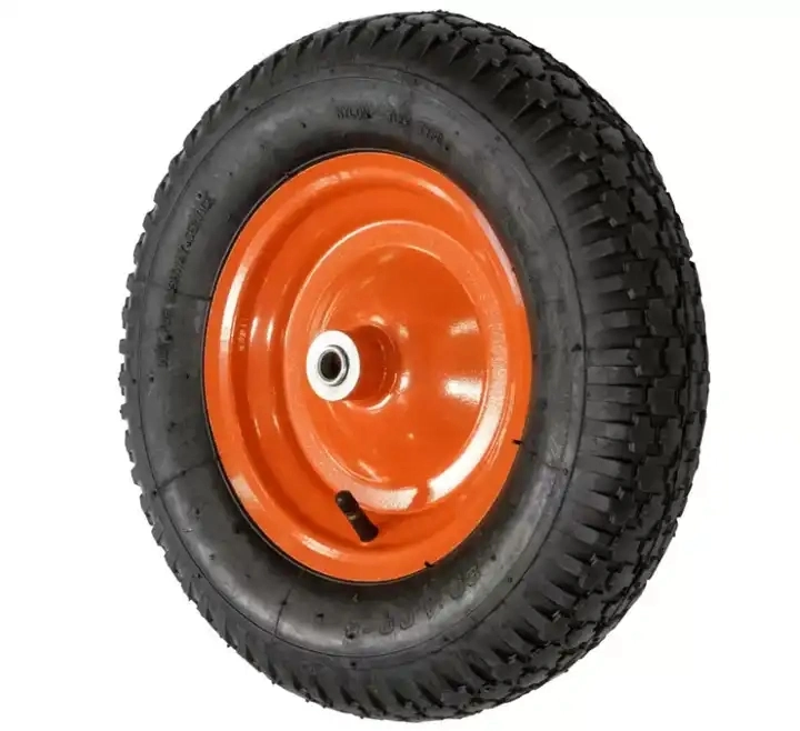 Wholesale 8 Inch 16 Inch Pneumatic Inflatable Rubber Tire Wheel 4.80/4.00-8 for Steel Garden Utility Wagon Trailer Trolley Cart