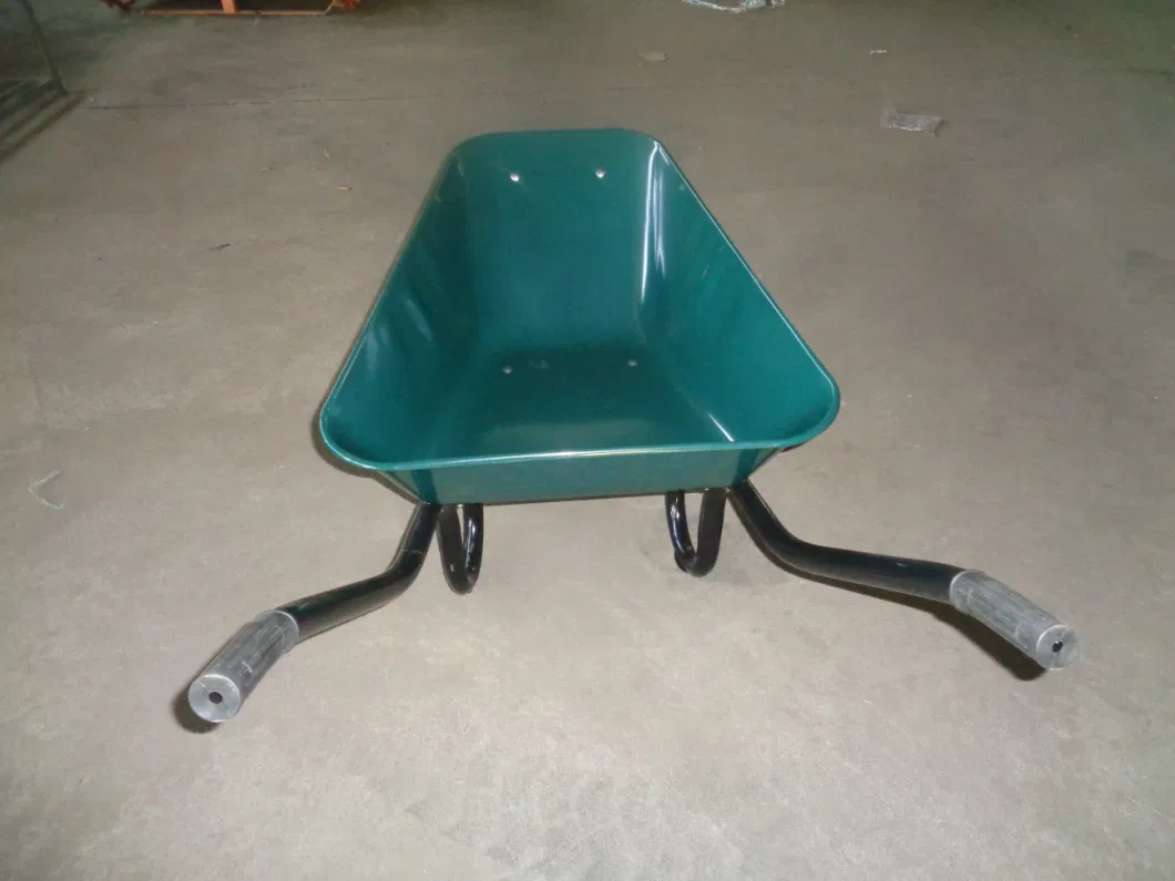 Wb3800 Africe 60L Green Color Cheap Wheelbarrow