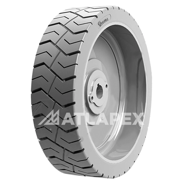 12X4 1/2 Non-Marking Solid Tire 12X4.5 Rubber Wheel for Genie 102115